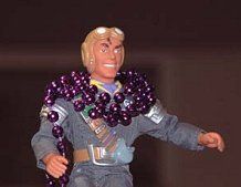 [Yes, those are Mardi Gras beads]