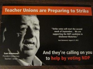 Liberal attack flyer (front)