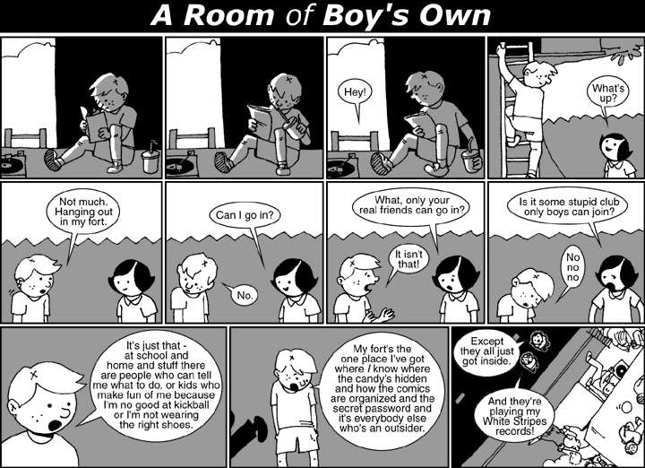 [Cat and Girl: A Room of Boy's Own]